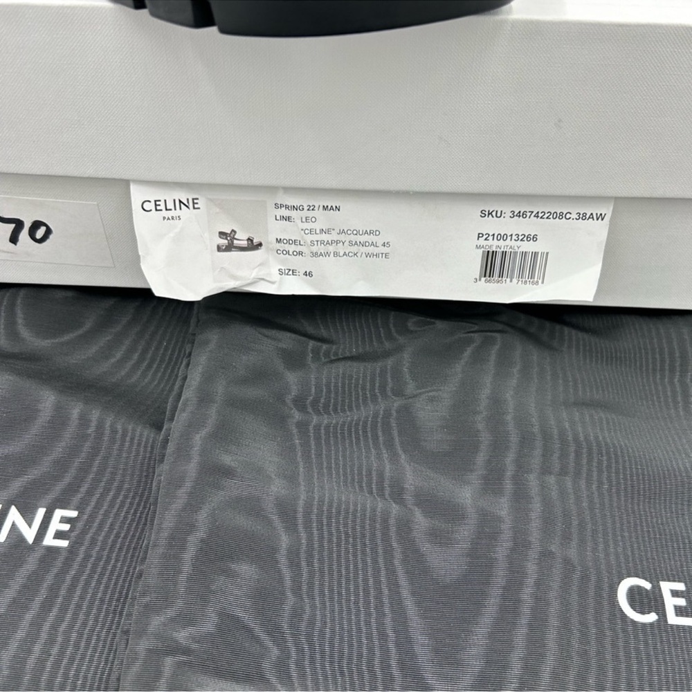 Man, Celine, Leo strappy sandals size 46 in Italy - Picture 7 of 10